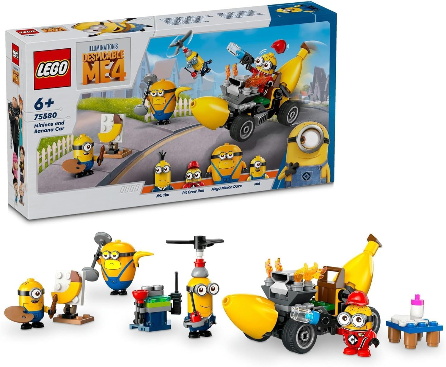 【新品】LEGO レゴ ミニオンとバナナカー 75580 ブロック 知育 女の子 男の子