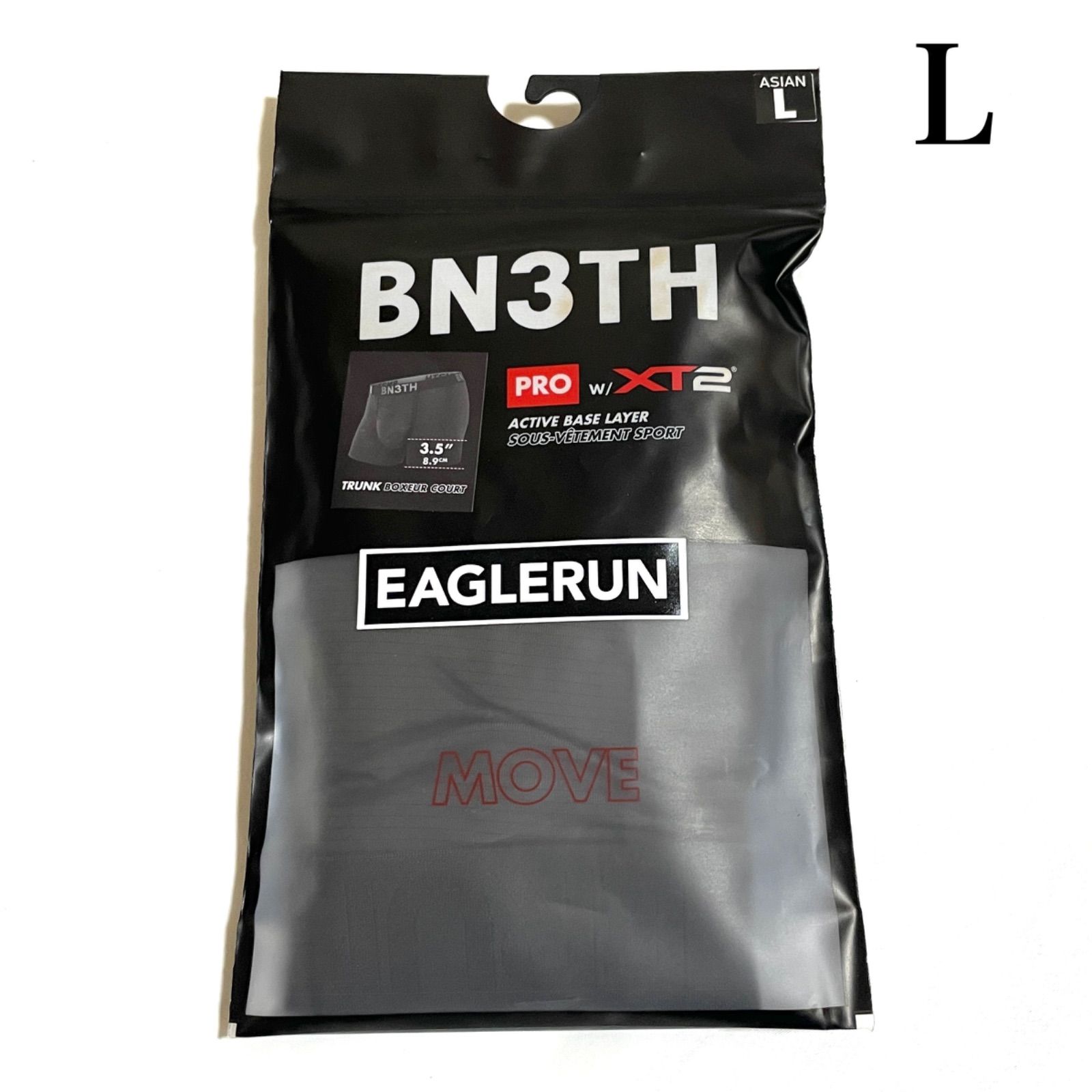 【新品】BN3TH ベニス　2種類　各1点ずつ　EAGLERUN　イーグルラン　MYPAKAGE　黒　L