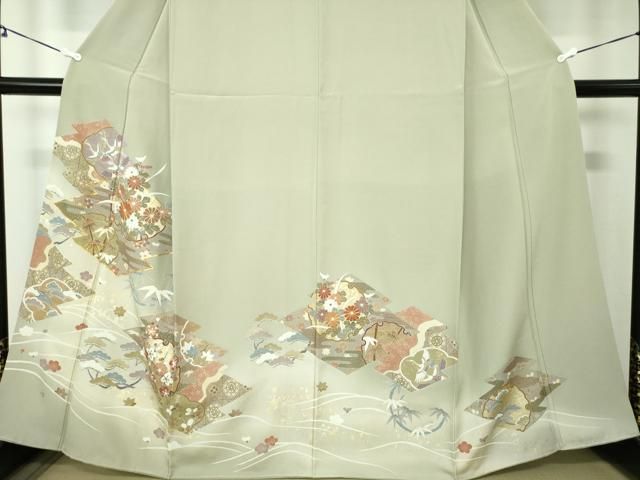 豪華色留袖 駒刺繍