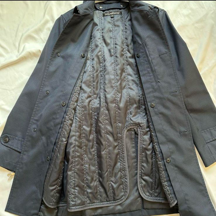 グリーンレーベルリラクシング×ロロピアーナ ステンカラーコート