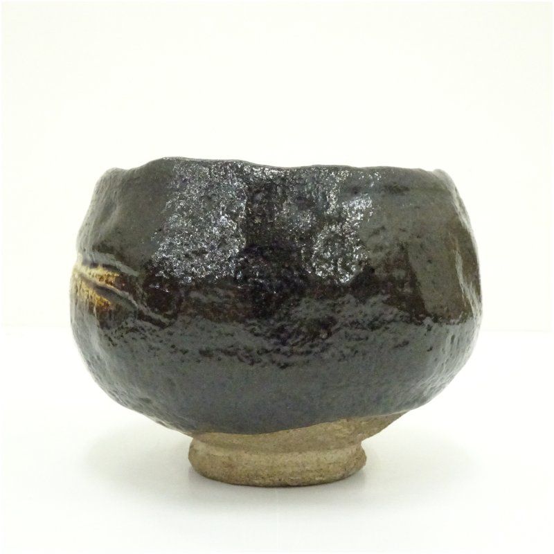 和楽造 黒楽茶碗（共箱） 茶道 抹茶 おしゃれ 抹茶茶碗 抹茶碗