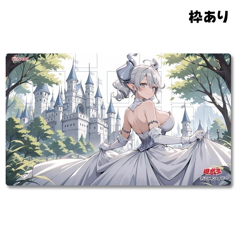 白銀の城のラビュリンス　プレイマット Amazon | プレイマット マウスパット TCG万能 専用 高級 遊戲王