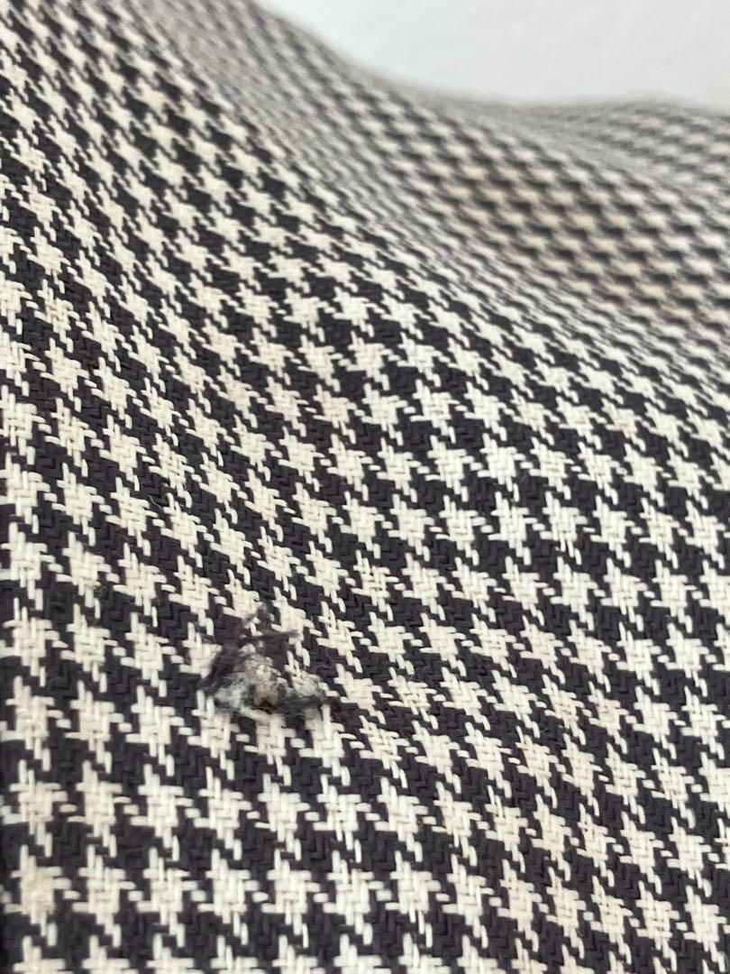 XXIO ダンロップ　キャディバッグ スタンド型　千鳥柄　モノトーン　白黒 値下！XXIO ダンロップ キャディバッグ スタンド型 千鳥柄