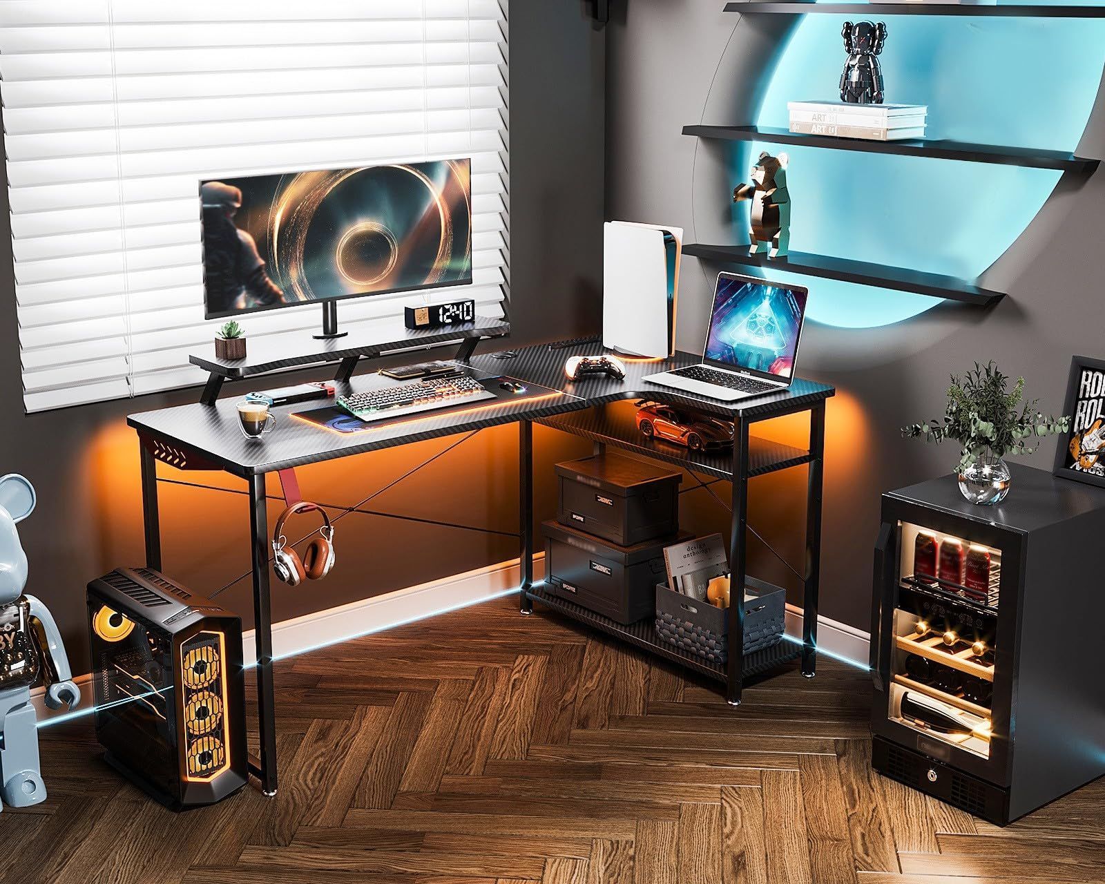 コンセント付き デスク