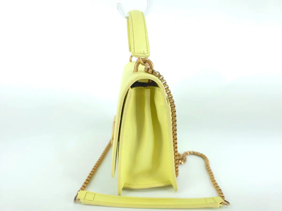 COURONNE COURONNE クロンヌ 黄色 トートバッグ チェーン クロスバッグ WWW_DECORATOM_COM_BR