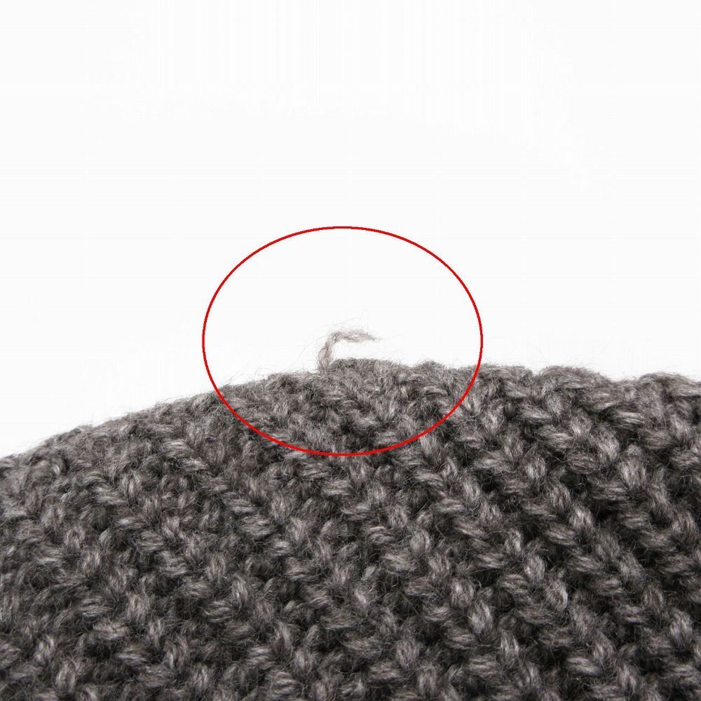 LEMAIRE ルメール　新品未使用　HOOD バラクラバ　グレー LEMAIRE（ルメール） バラクラバ ニット帽 Donkey Grey AC1089 Sサイズ