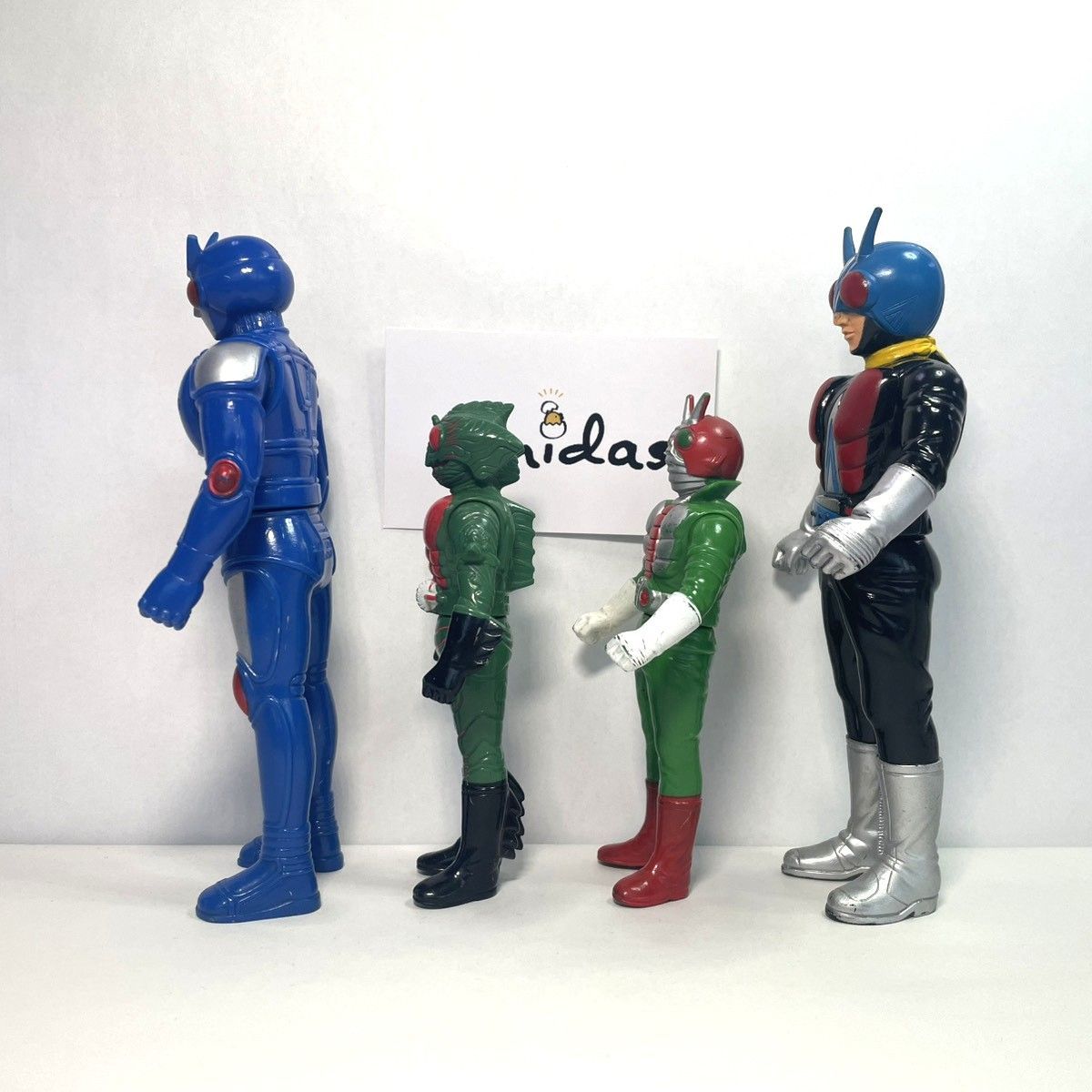 ライダーマン　ソフビ　4体セット ライダーマンソフビ4体セット