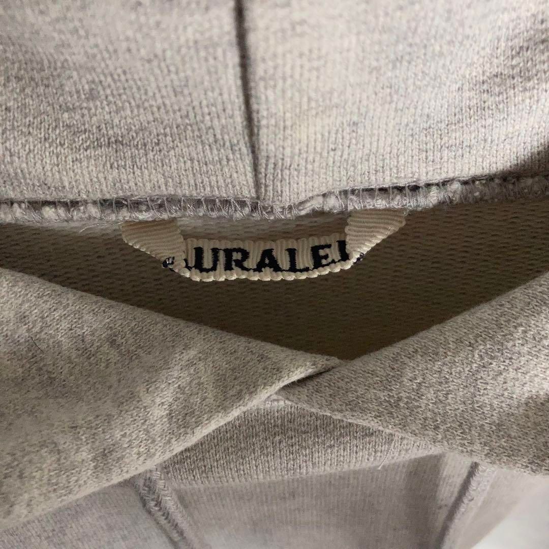 AURALEE プルオーバーパーカー グレー AURALEE / オーラリー | SMOOTH SOFT SWEAT P/O PARKA (メンズ