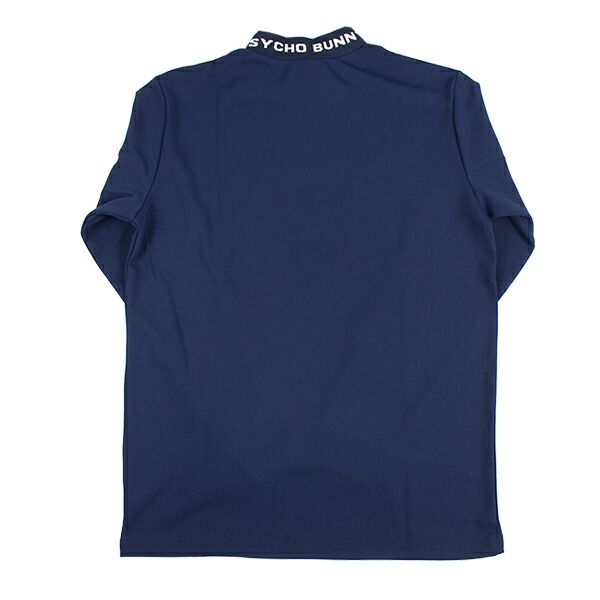 Psycho Bunny 青 長袖モックネック L Psycho Bunny（サイコバニー）の