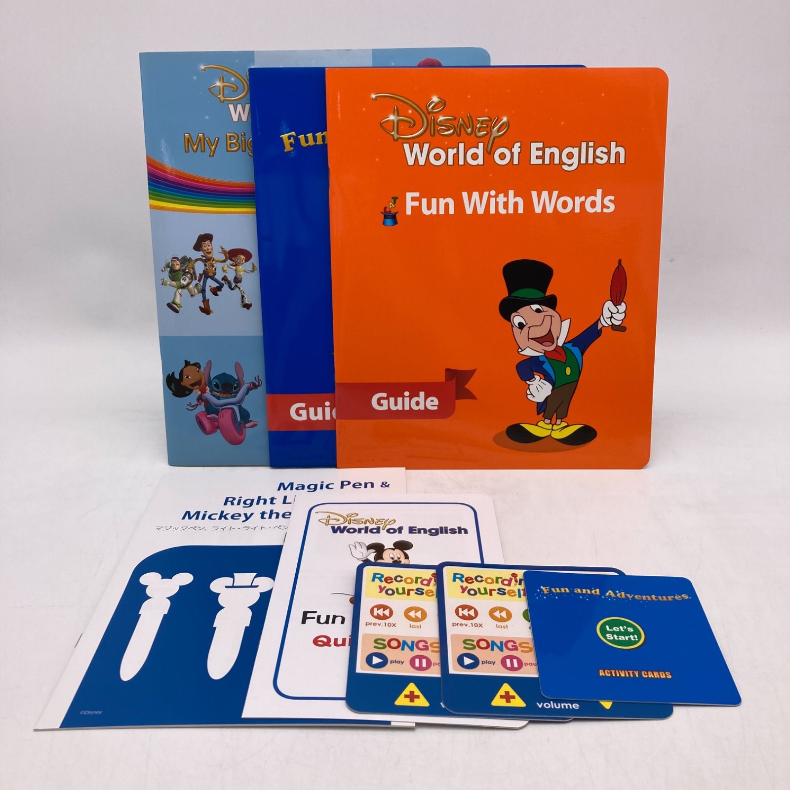 DWE ディズニー英語システム　マジックペン　アドベンチャーセット　ファンウィズ DWE ディズニー英語システム マジックペン アドベンチャーセット