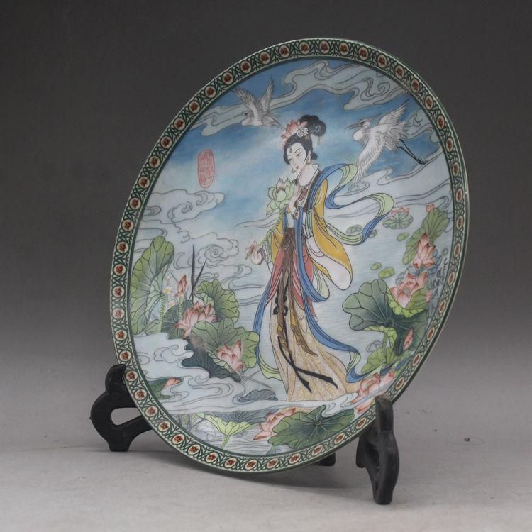 パステル万寿無彊将軍缶 景徳鎮 陶磁器 装飾品 現代工芸品 美術品 置物 五色五牛神図蓋缶 景徳鎮 陶磁器 装飾品 現代工芸品 美術品 置物