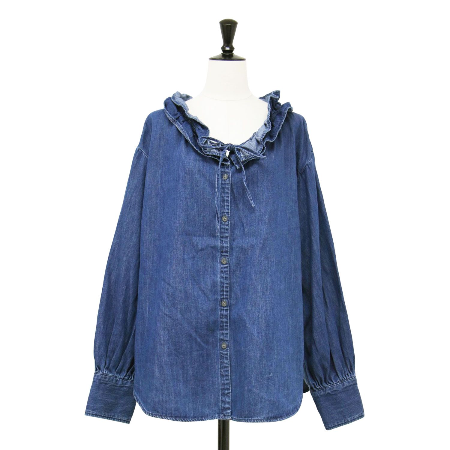 yori フロントフリルギャザーブラウス 新品未使用タグ付き 新品 タグ