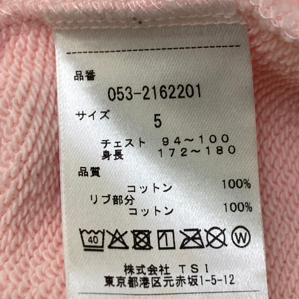 サイズ：5 PEARLY GATES パーリーゲイツ スウェット 長袖トレーナー