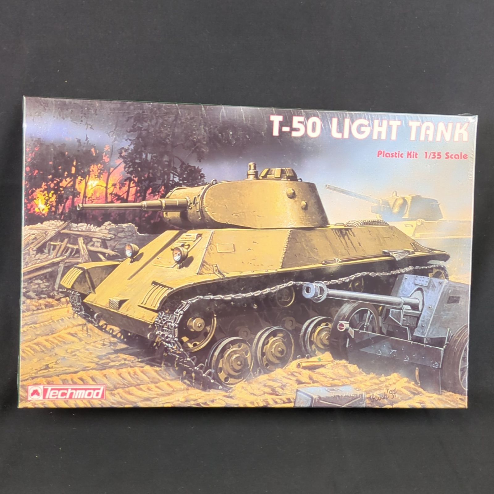 輸入キット 未開封品 テクモッド Techmod 3002 1|35 T-50 Light Tank T-50軽戦車