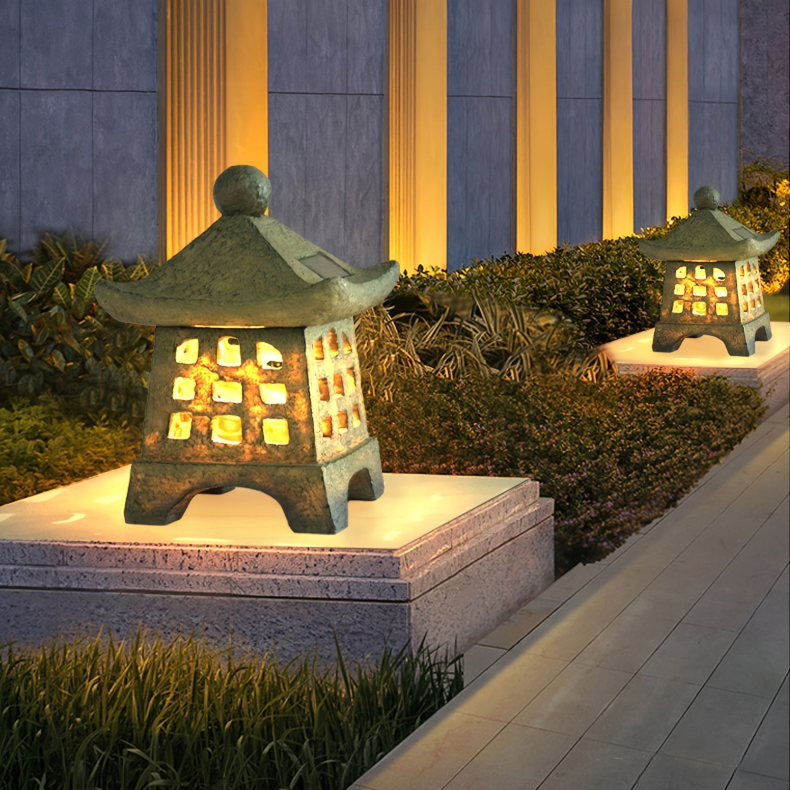 灯籠 灯篭 ガーデニング 天然石・石灯篭・創作灯篭・茶庭灯篭】庭石