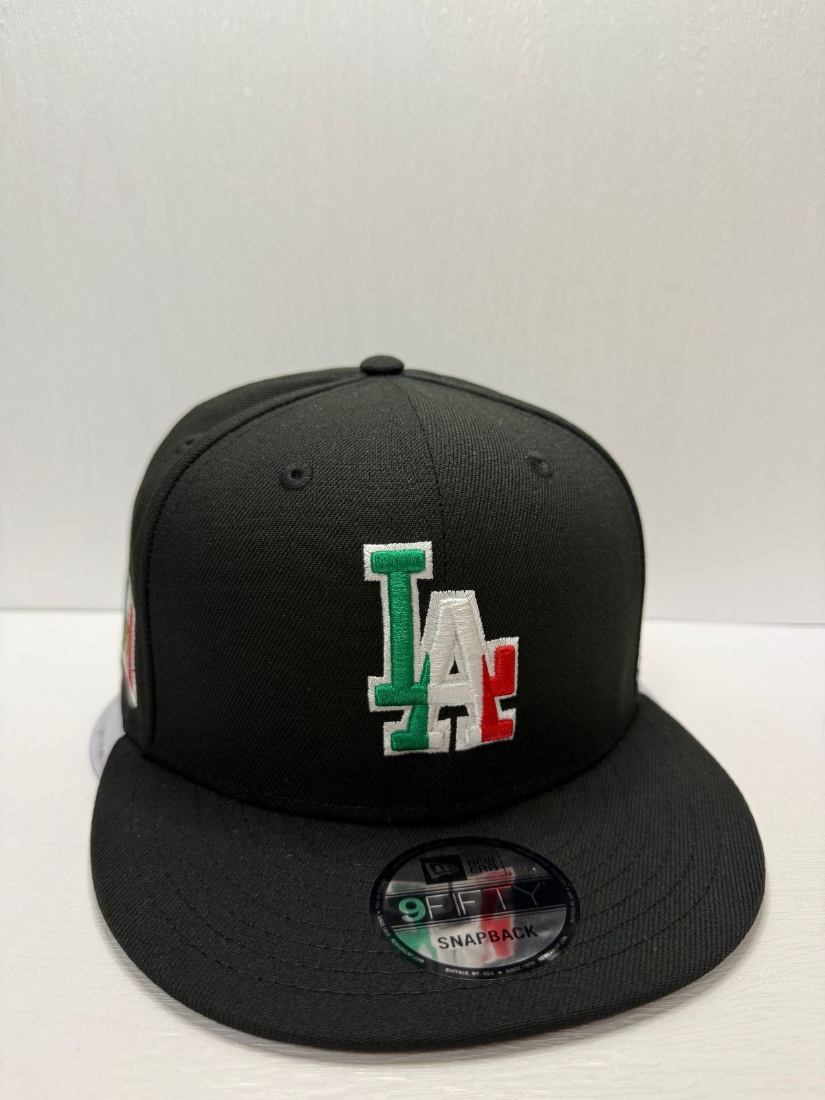 Newera ロサンゼルスドジャース メキシコ国旗 9fifty スナップバックキャップ ブラック