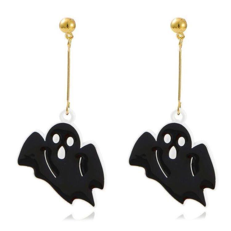 ピアス 2個入り ハロウィン パンプキンバックキャッチピアス