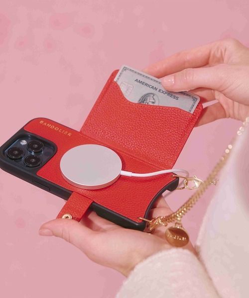 スマホケース BANDOLIER | MONA STUDDED MAGSAFE iphone16 シリーズケース CHRISTIANNAURATH_COM_BR