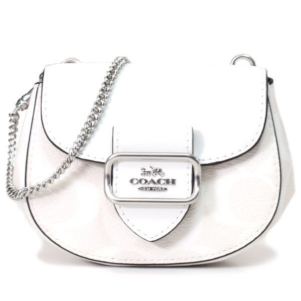 コーチ カードケース COACH レザー シグネチャー モーガン チェーン 