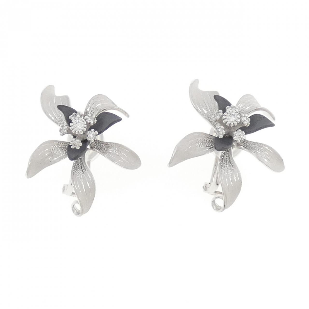 松井久子 ダイヤモンド イヤリング 0.30CT