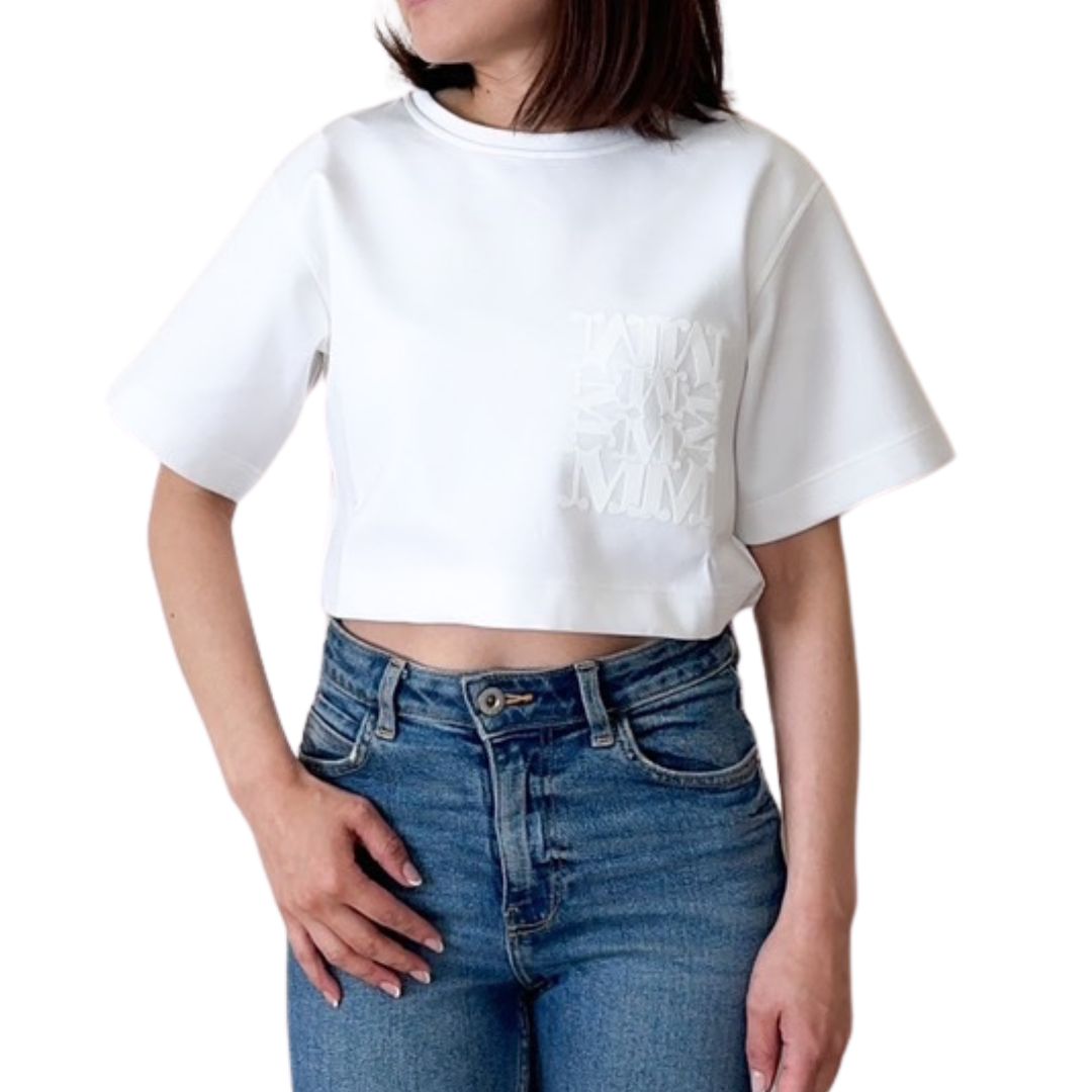 MAX MARA ＞クロップドTシャツ TシャツMESSICO - メルカリ