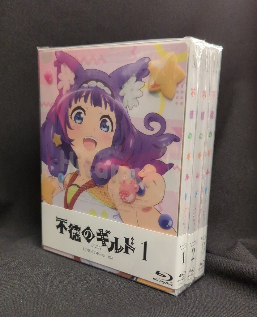 アニメBlu-ray 不徳のギルド 初回全3巻 セット