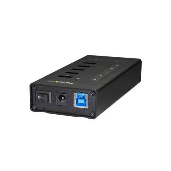 Type-Cコネクタ搭載7ポートUSBハブ 金属ケース
