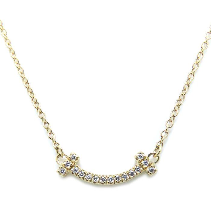 TIFFANY&Co. ティファニー Tスマイル ネックレス ミニ