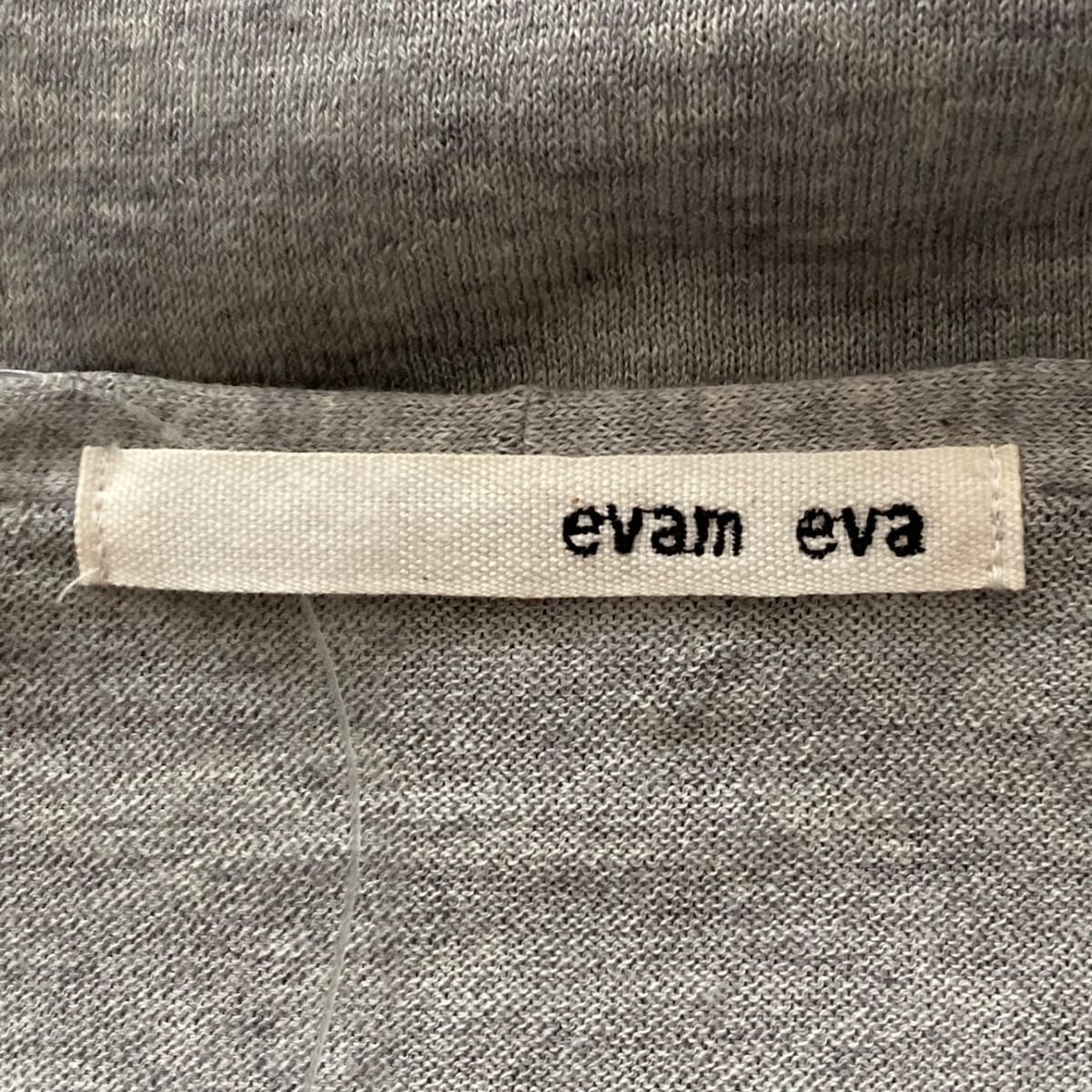 evam eva(エヴァムエヴァ) 長袖セーター レディース - グレー Vネック