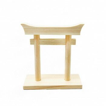 A＆K プリザーブド ミニS榊角立て 鳥居付き神棚大セット ST-036