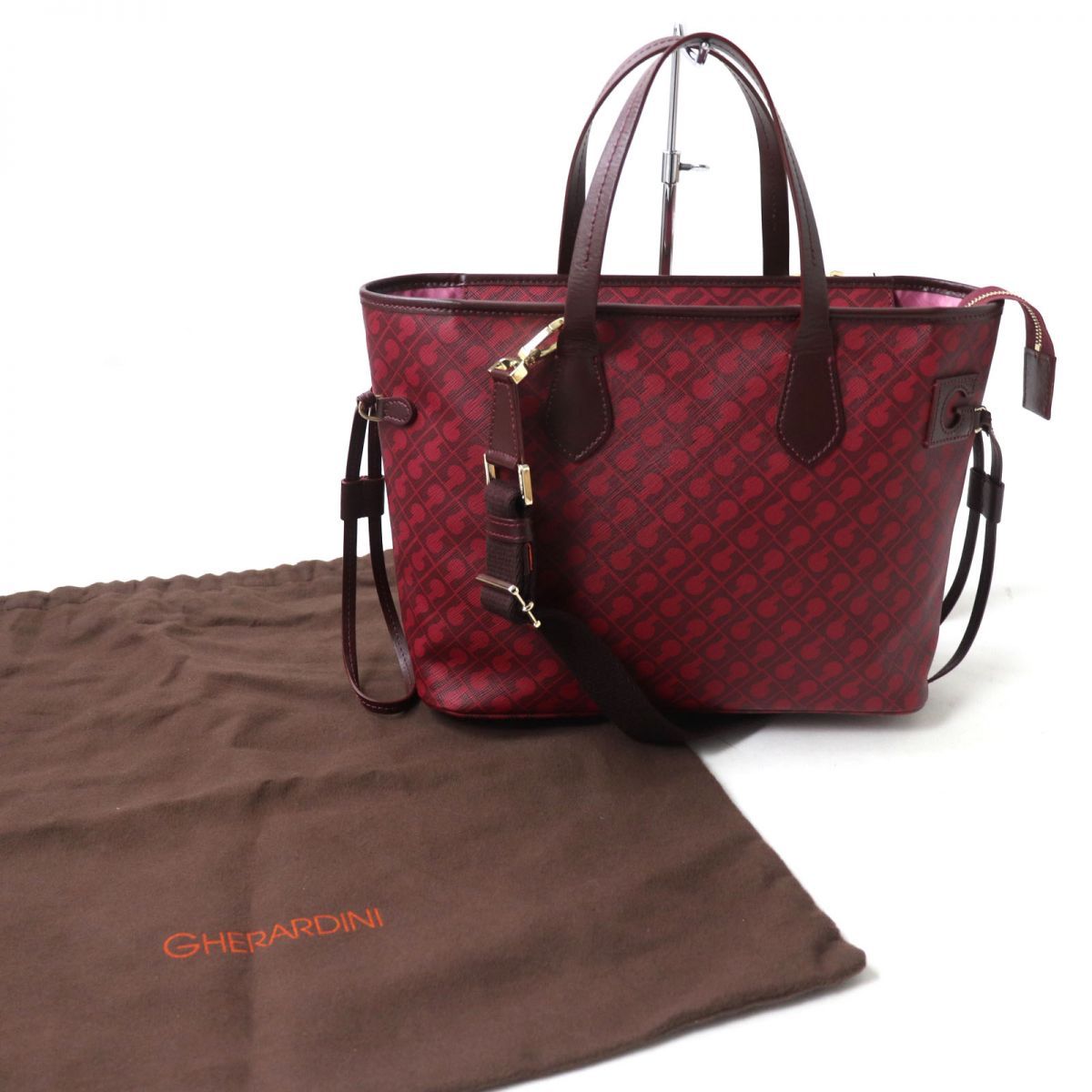 極美品☆GHERARDINI ゲラルディーニ マリカ レザー 2WAY ショルダー 