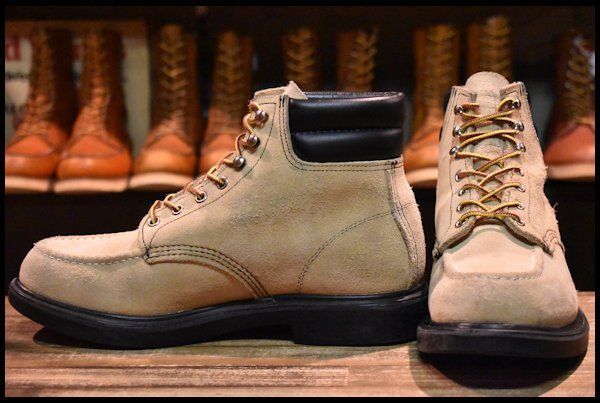 8.5D 廃盤8118 レッドウィング スエード 早かれ スーパーソールredwing