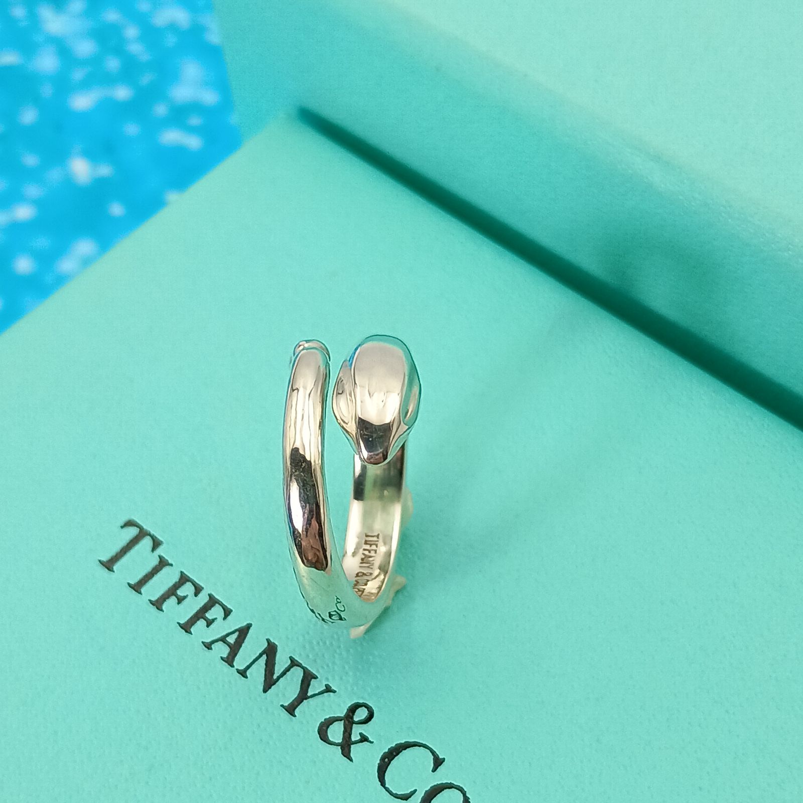 TIFFANY&Co. ティファニー 6号 スネーク リング シルバー925 ヘビ 指輪
