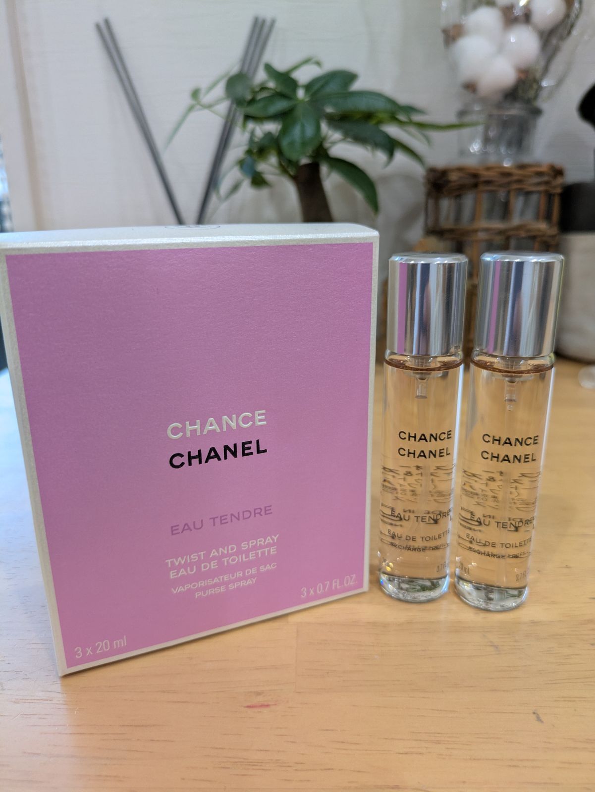 CHANEL チャンス オー タンドゥル 本体+リフィル20ml×2本 CHANEL CHANCE チャンスオータンドゥル20ml リフィル1本 - メルカリ