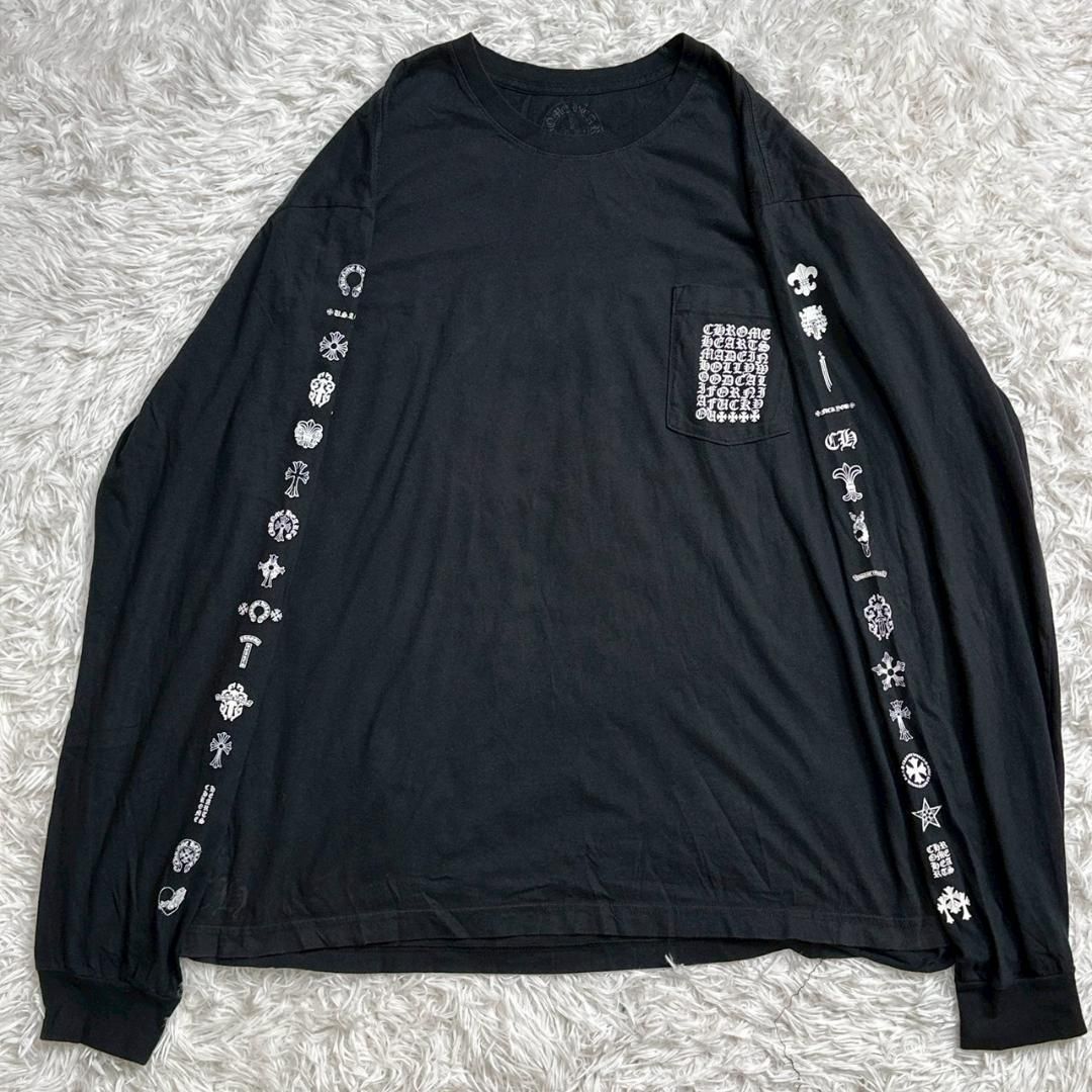 90年代 chrome hearts クロムハーツ ロンT 希少 XXL chrome hearts