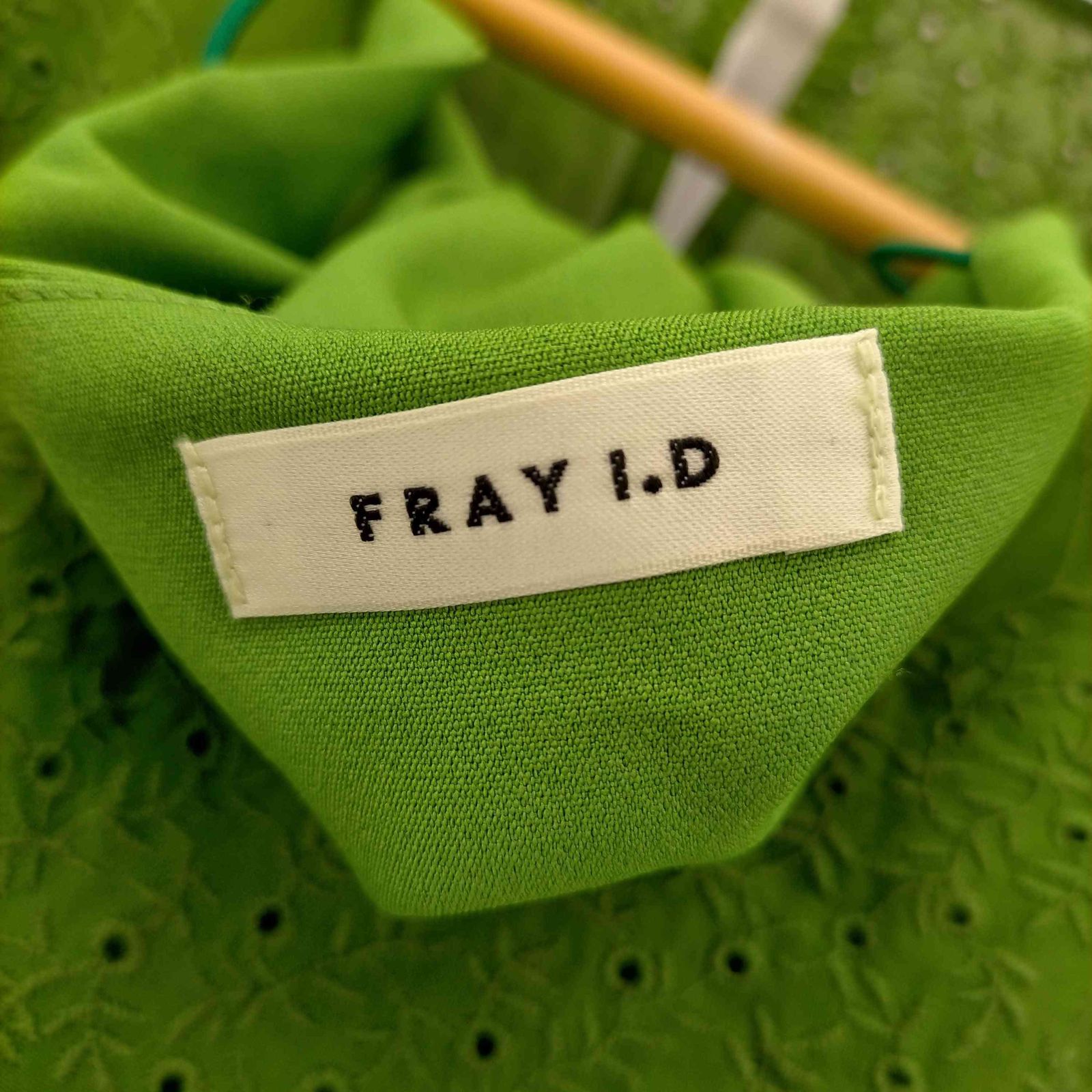 フレイアイディー fray i.d アイレット刺繍ドレス