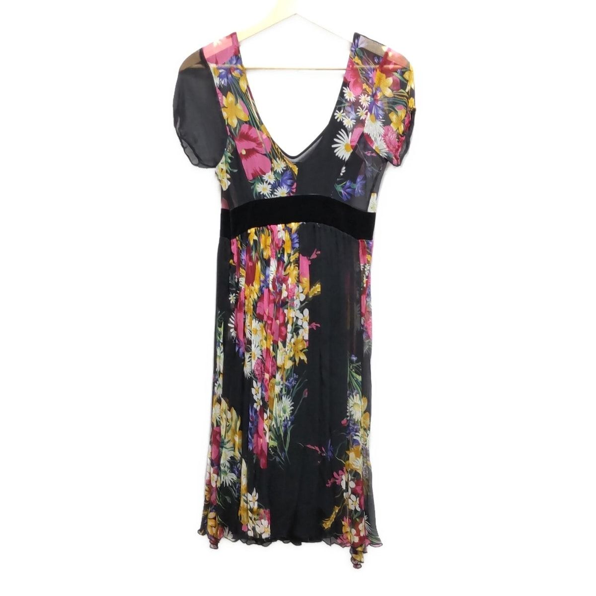 Blumarine ブルマリン ワンピース I38 花柄 ノースリーブ - メルカリ