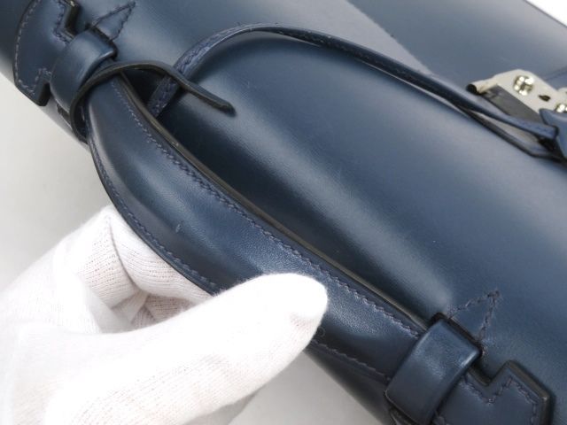 □美品□ エルメス サックアデペッシュ 38 バッグ ボックスカーフ