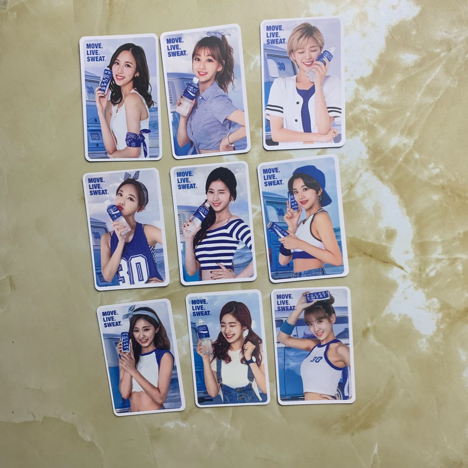 TWICE 30th ポカリスウェットコラボ POCARI SWEAT 特典 トレカ 9枚 コンプ セット