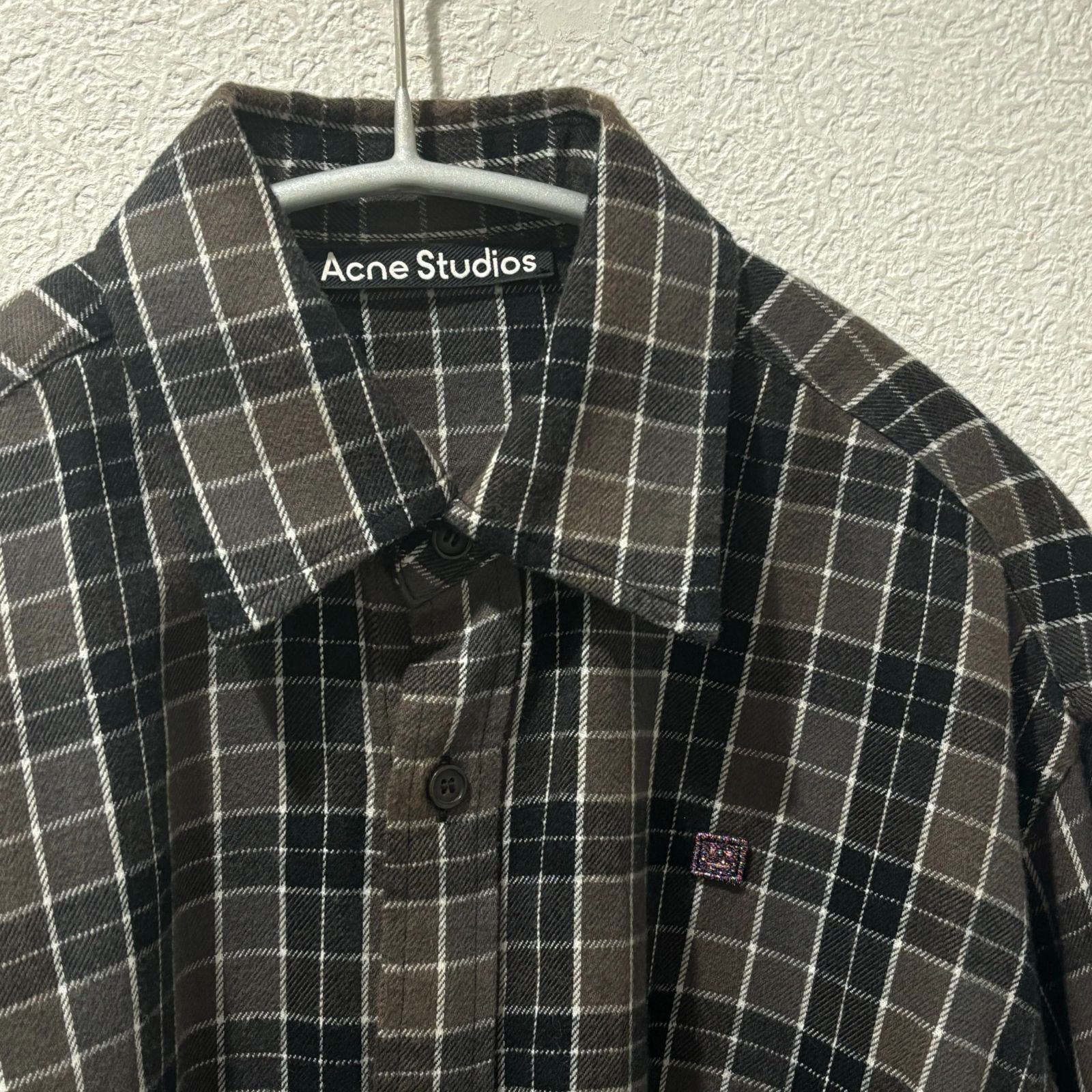 アクネ　シャツS 美品 ACNE STUDIOS(アクネストゥディオズ) ストライプシャツ FN-MN