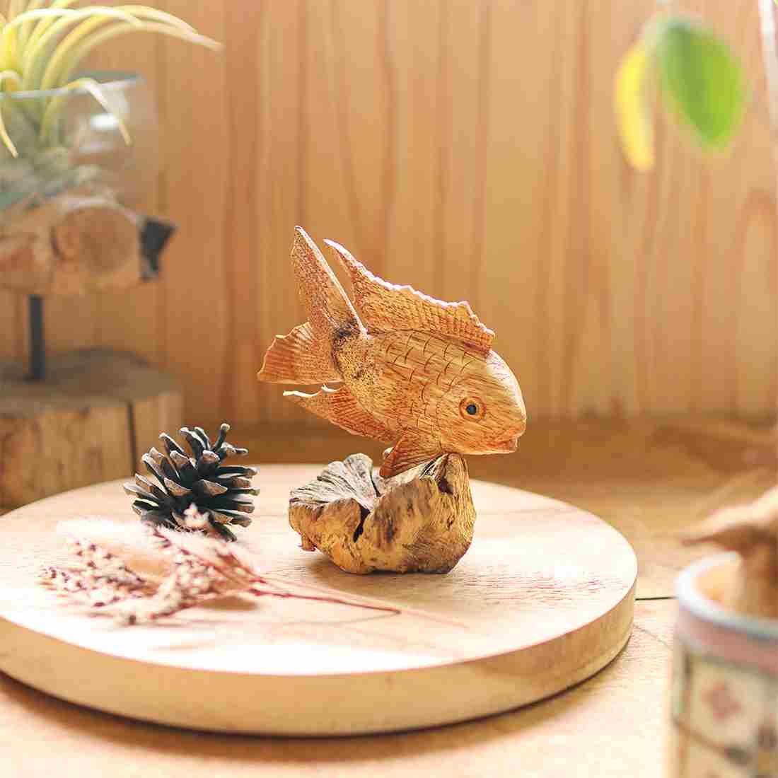 縁起物 天然木 フクロウ 置物 2羽セット 縁起物 天然木 フクロウ 置物