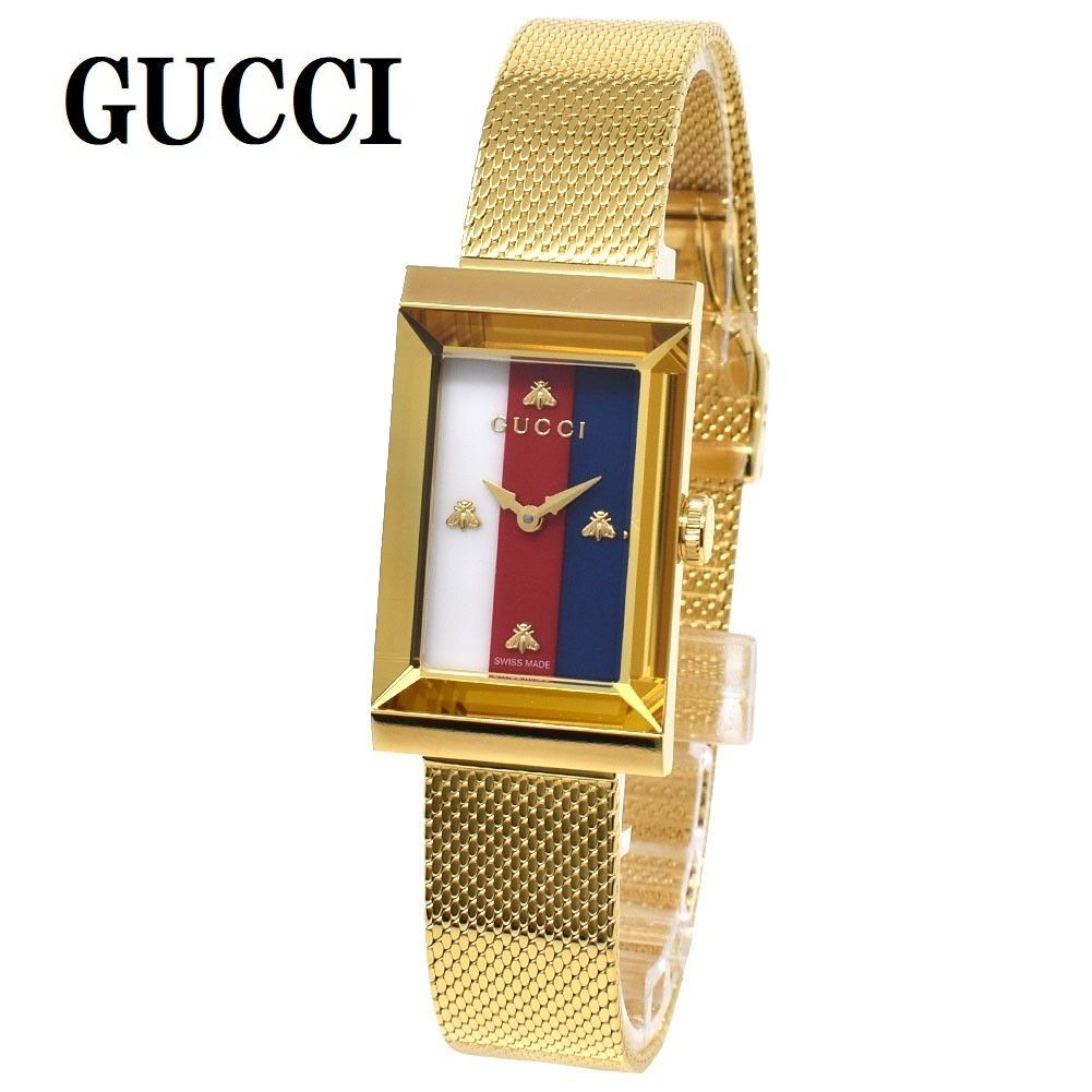 グッチ GUCCI G-FRAME 21×34mm Gフレーム アナログ 腕時計 クォーツ