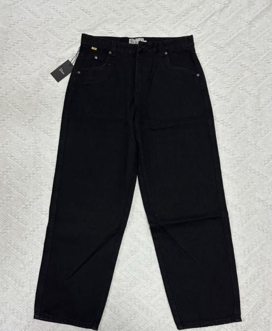新品未使用 Dime ダイム バギージーンズ デニム パンツ WASHED BLACK 
