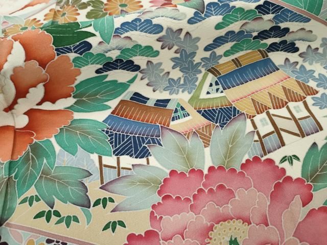 平和屋着物□訪問着 作家物 吉祥文 暈し染め 正絹 逸品 CAAQ6767yk