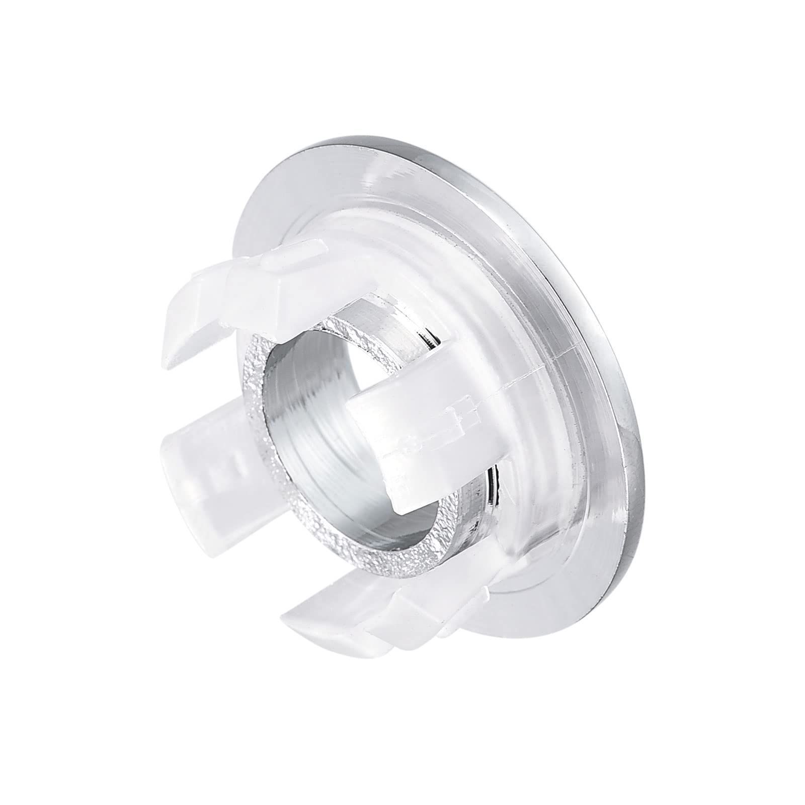  シルバー ラウンドキャップ 排水口カバー穴インサート 洗面台 キッチン バスルーム mm 25 3 シンクオーバーフローリング シンクトリムオーバーフローカバー uxcell 排水口カバー ネット 浴室用具