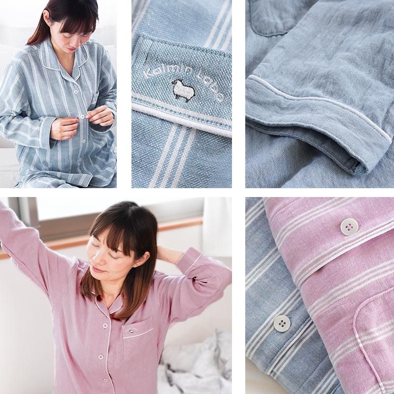 【値下げ交渉可能】今治タオル　パジャマ　女性用　未使用品　ピンク　日本製 今治タオル 日本製 綿100％2重ガーゼ婦人パジャマ 無地