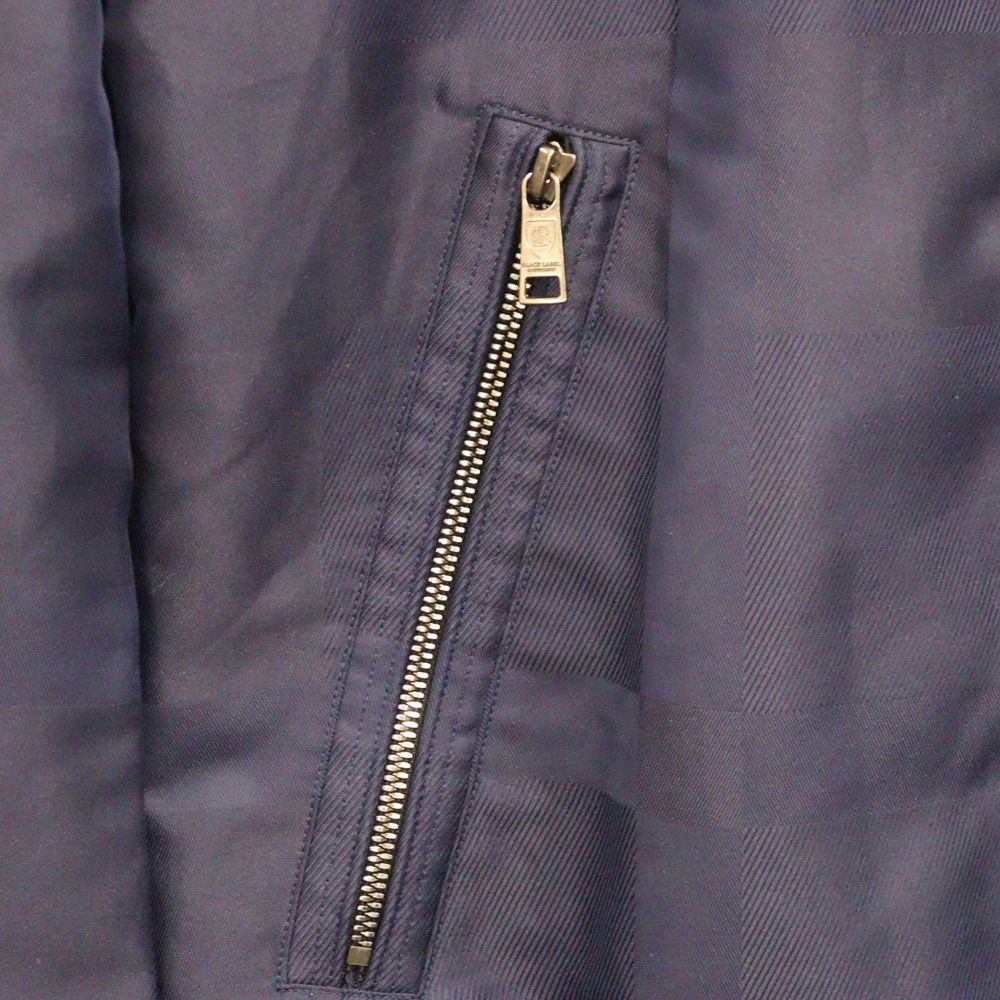 ブラックレーベルクレストブリッジ ネイビー CBチェック アンコンジャケット M ブラックレーベルクレストブリッジ ネイビー CBチェック