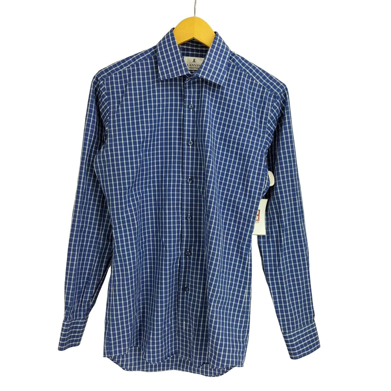ランバンコレクション LANVIN COLLECTION チェック柄 長袖 ランバンコレクション LANVIN COLLECTION チェック柄 長袖