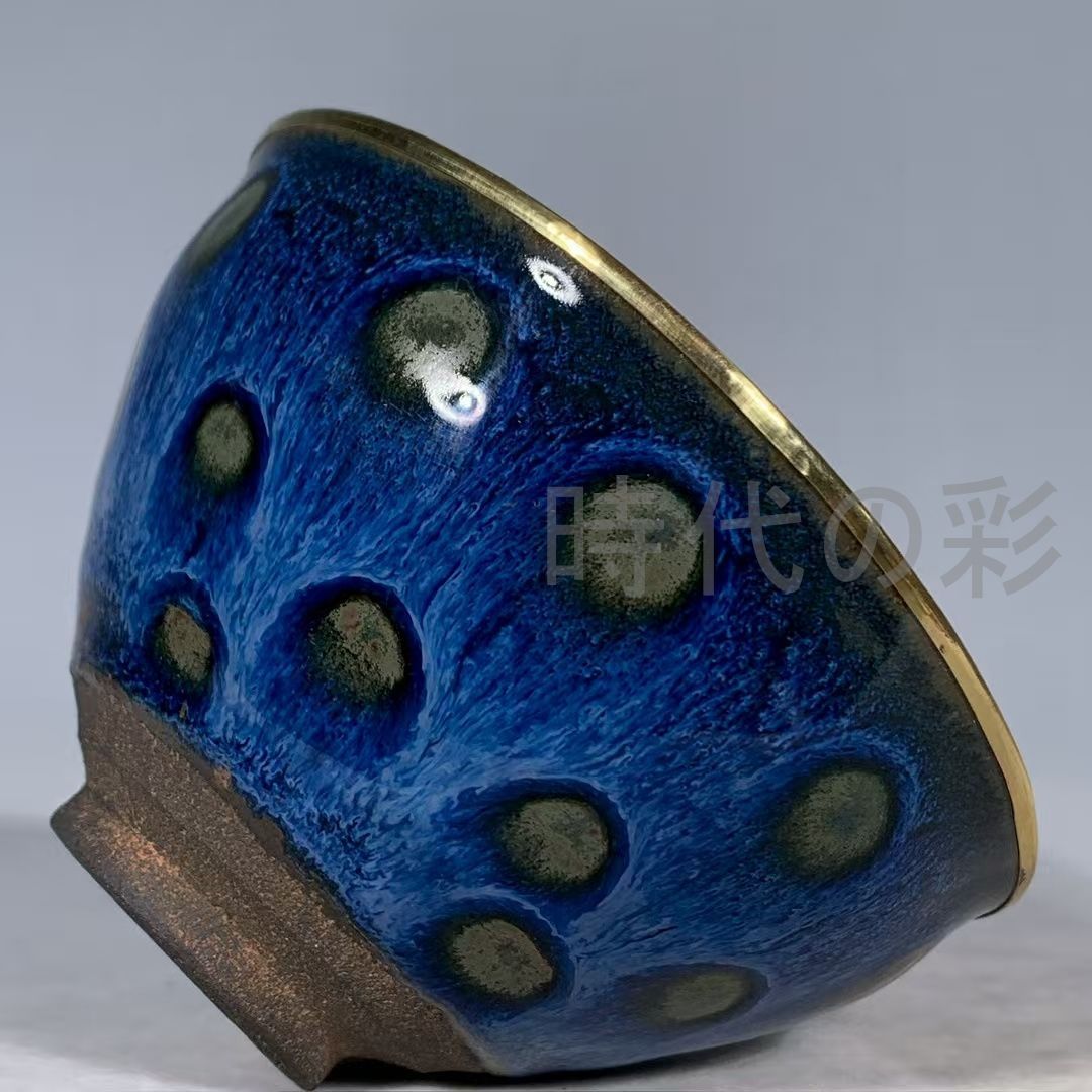 中国古美術 宋建窯 兔毫紋盞 宋代古窯 茶碗 茶道具 骨董 美品 古美術 中国古美術・宋建窯風・曜変七彩天目茶碗・小碗・抹茶碗・茶道具・茶器