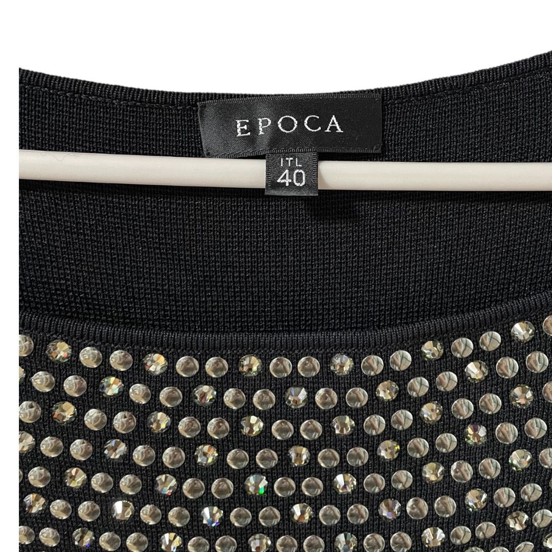 EPOCA(エポカ）ワンピース 黒 ブラック サイズ40 管理YA64 - メルカリ